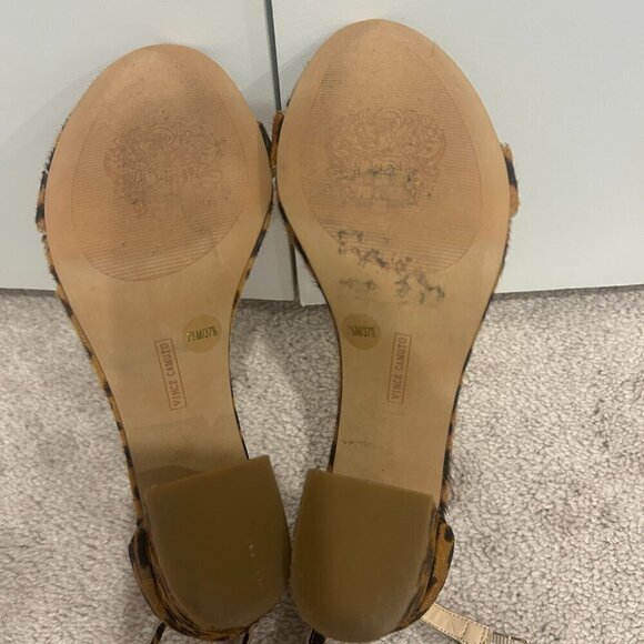 Vince Camuto Cheetah Print Block Heels Women’s Size 7.5 M - Picture 8 of 8